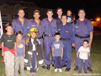 El cuerpo de bomberos voluntarios de sierras