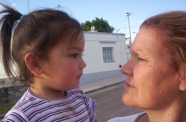 Giovanna y su abuelita