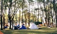 Vista del sector de camping