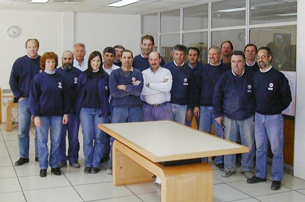 equipo de la planta Cemento San Martín de Sierras Bayas