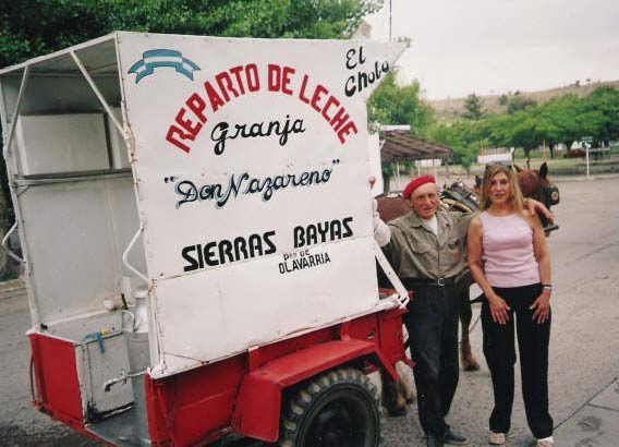 Ana Maria junto al "Cholo"