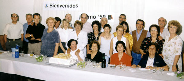 Foto de la reunión por el 40 aniversario de la Promo 59